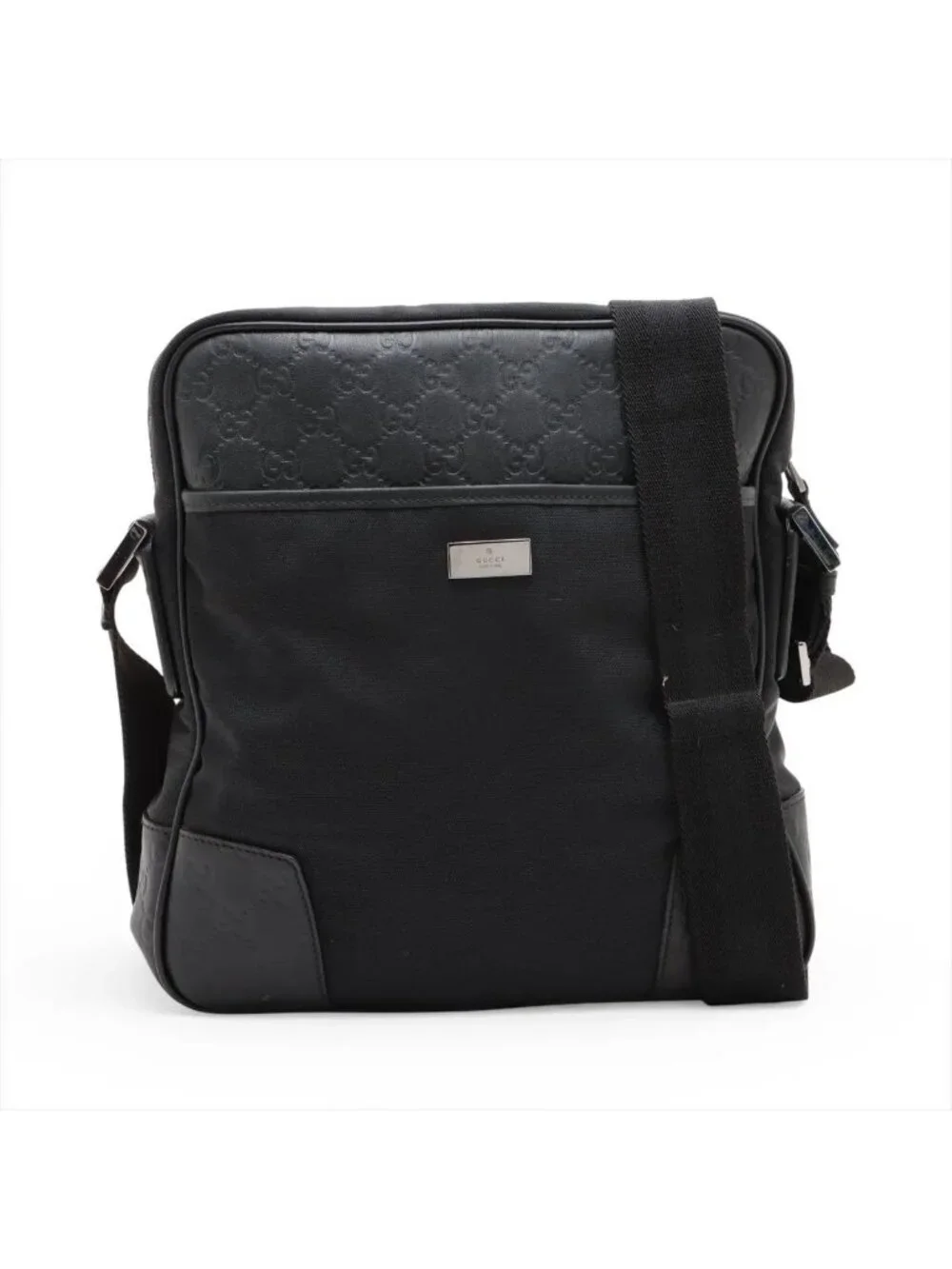 Gucci Guccissima Leather Shoulder Bag Crossbody Messenger Business